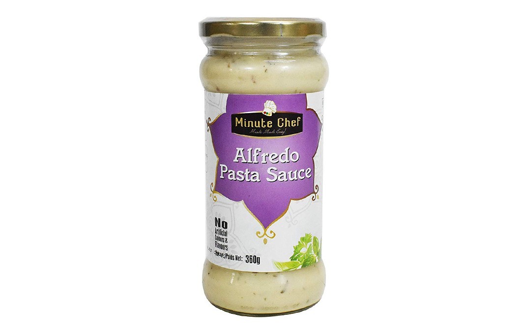 Minute Chef Alfredo Pasta Sauce    Plastic Bottle  360 grams